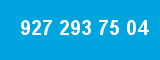 927 293 75 04 927 293 75 04